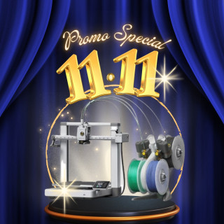 Bambulab A1 Combo with AMS Multi Material 3D Printer Linear Rail - Refurbished by Bambulab